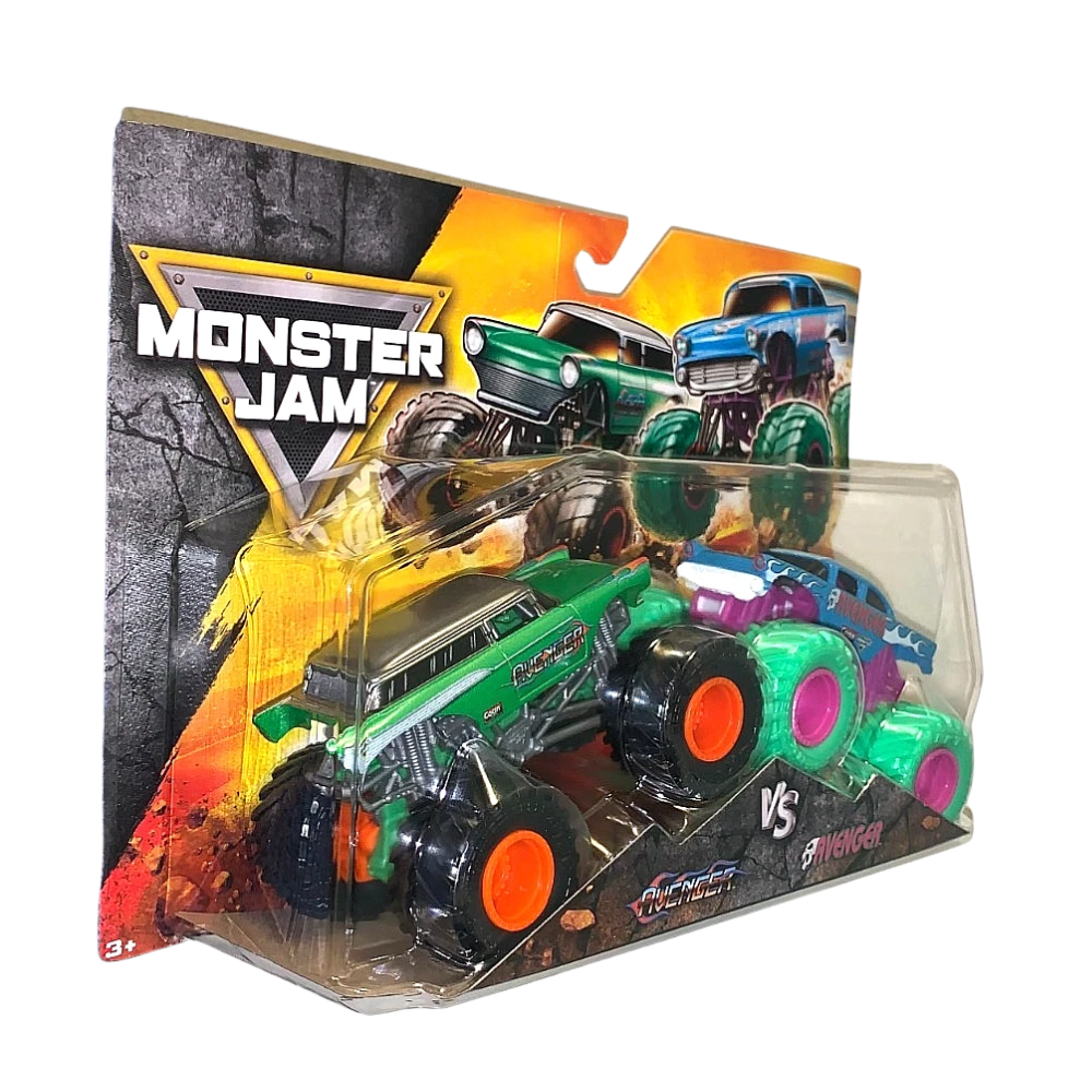 Monster Jam AVENGER VS AVENGER Die-Cast Vehicle 2-Pack 1:64