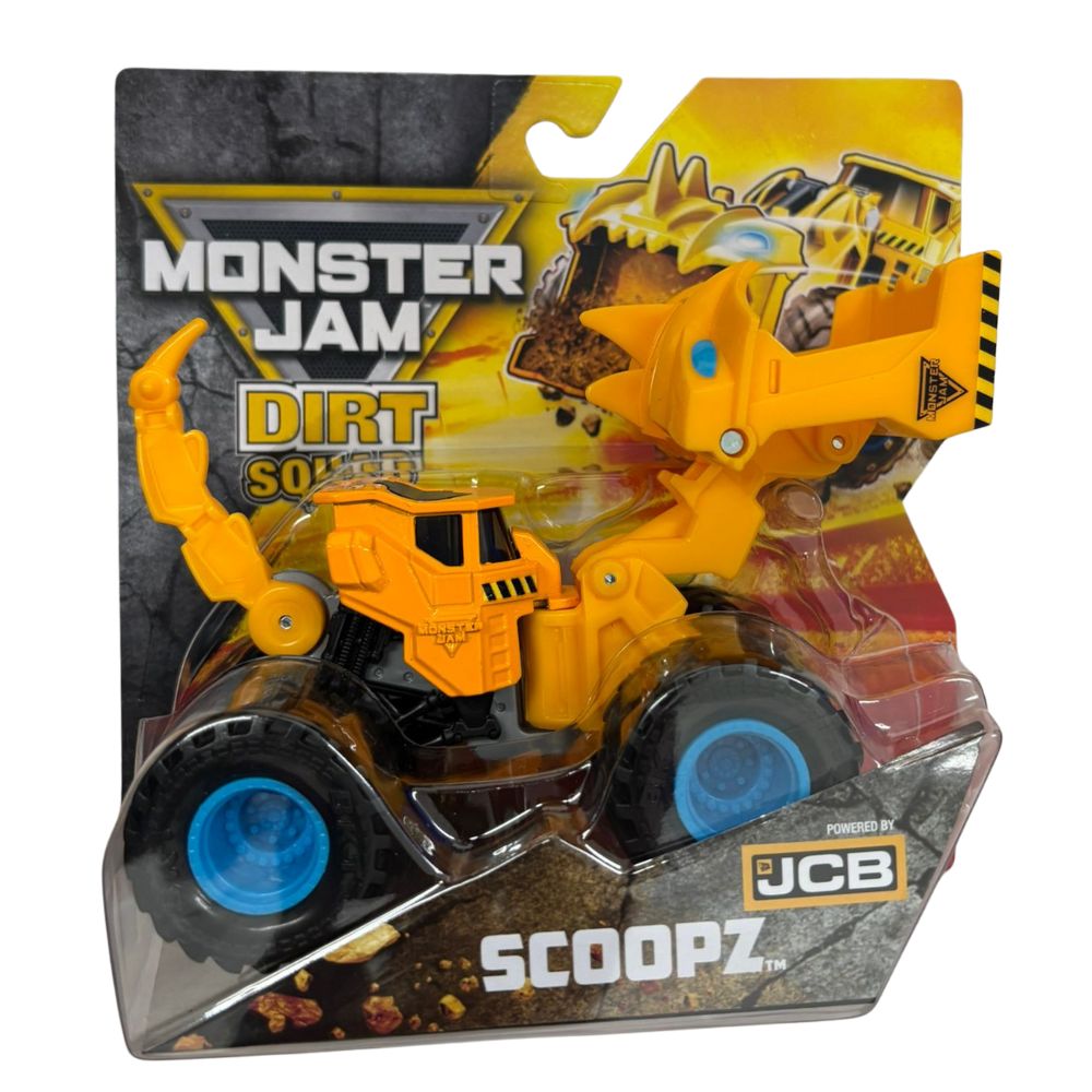 Monster Jam Dirt Squad Scoopz The Scooper