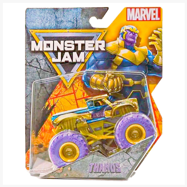 Monster Jam Marvel Series 5 Thanos Monster Truck Die-Cast 1:64 Scale