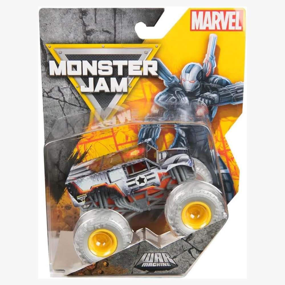 Monster Jam Marvel Series 5 War Machine Monster Truck Die-Cast 1:64 Scale