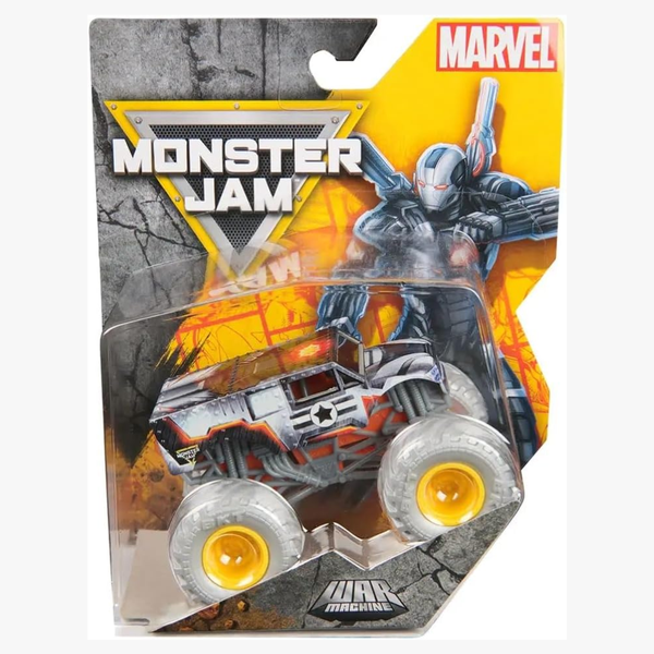 Monster Jam Marvel Series 5 War Machine Monster Truck Die-Cast 1:64 Scale