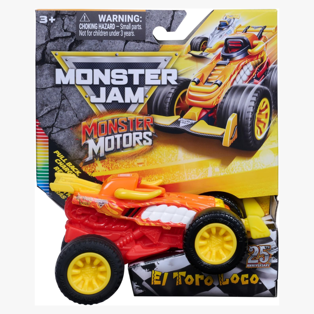 Monster Jam Monster Motors El Toro Loco 1:64 Rev Up Monster Truck