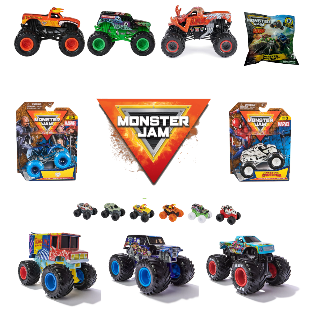 Monster Jam Superfan Mystery Bargain Bundle Bag