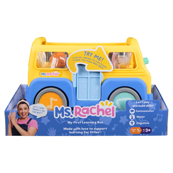 Ms. Rachel Official My First Learning Electronic School Bus with 2 Figures