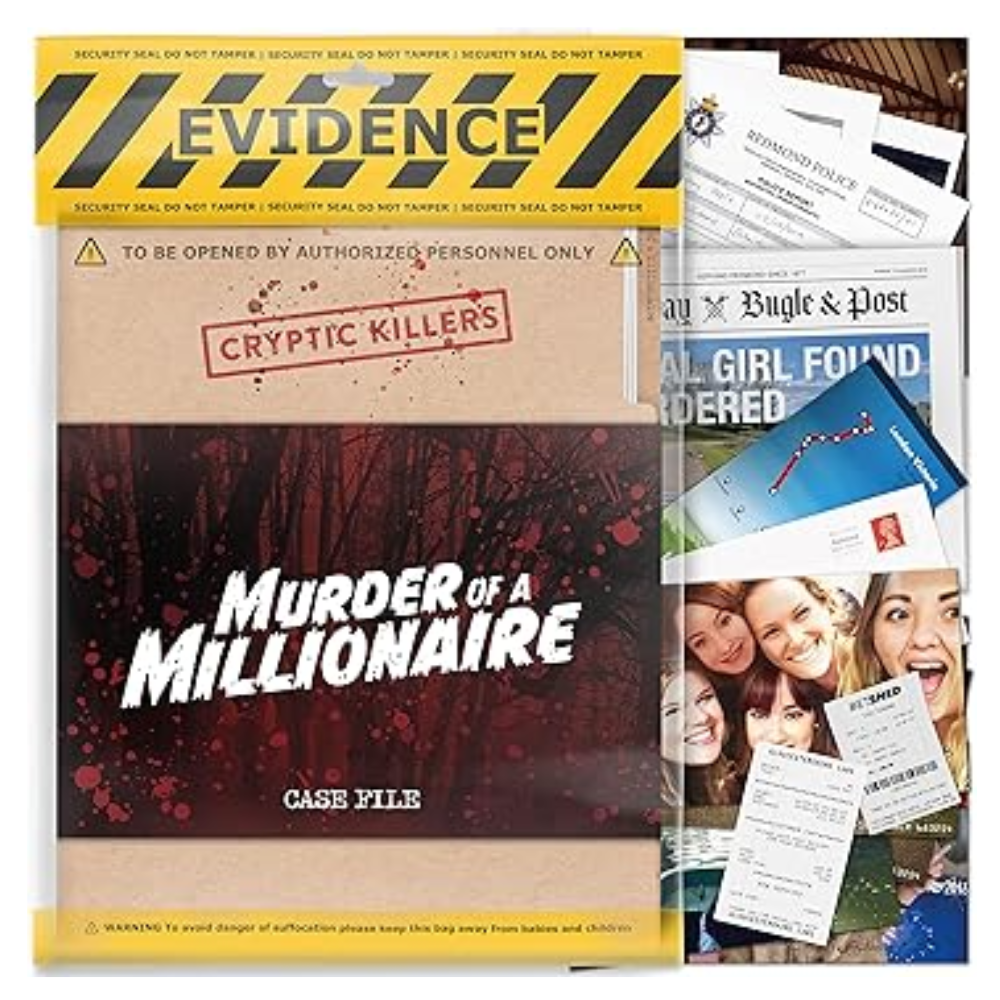 Murder of a Millionaire Murder Mystery Game Cold Case Files