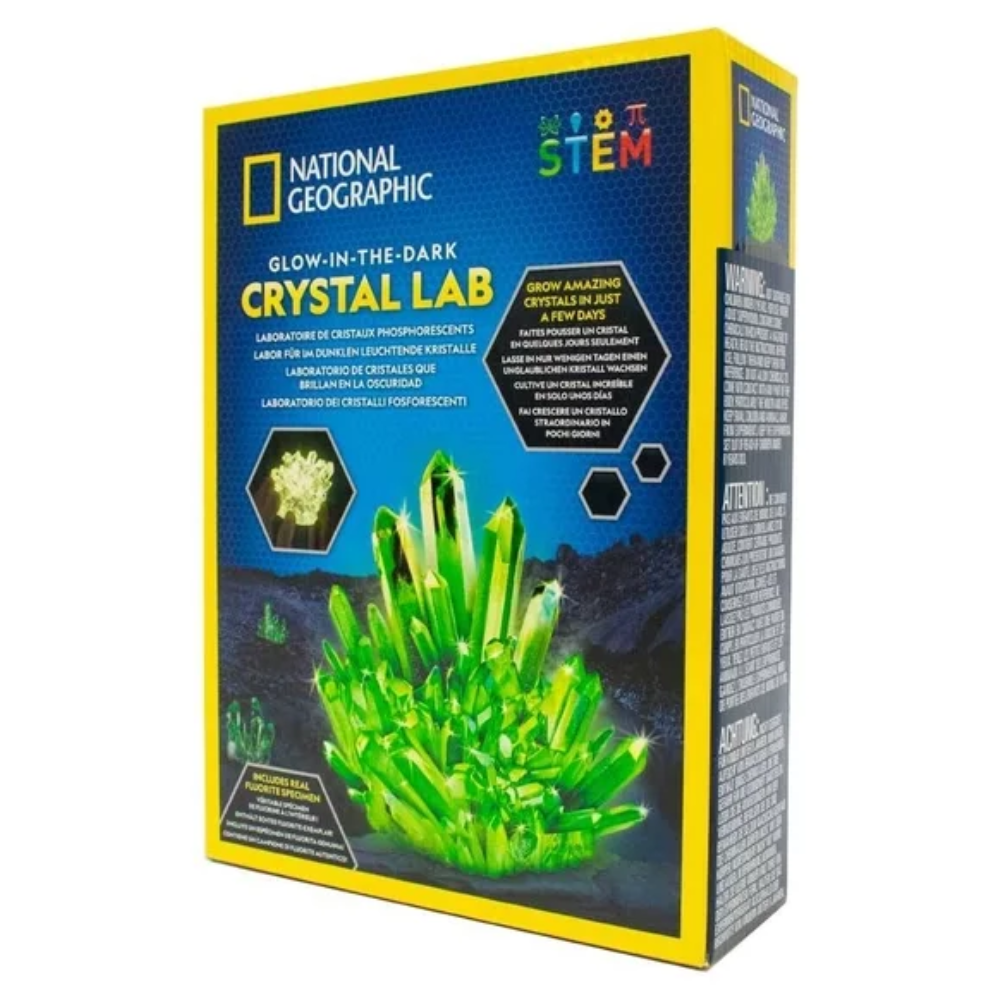 National Geographic Crystal Glow in the Dark Multicolor Set