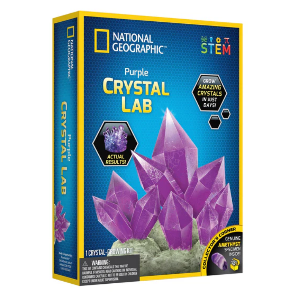 National Geographic Purple Crystal Growing Kit