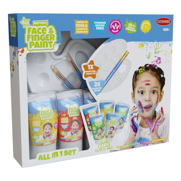 Natural Finger & Face Paints for Kids