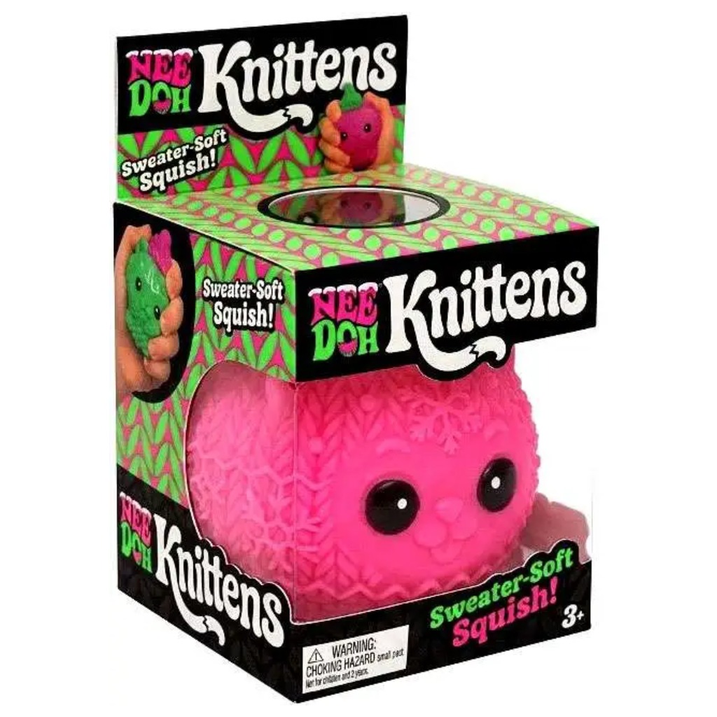 NeeDoh 2026 Squishmas Knittens Stress Ball [1 RANDOM Color]