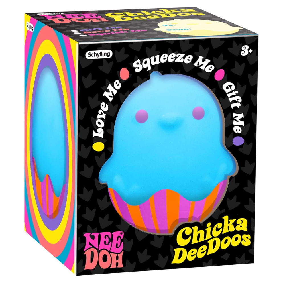 NeeDoh Chicka DeeDoos Easter Chick & Egg Fidget Toy