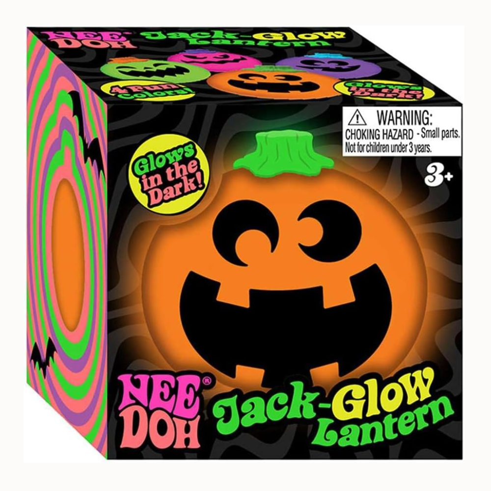 NeeDoh Jack-Glow Lantern Halloween Fidget