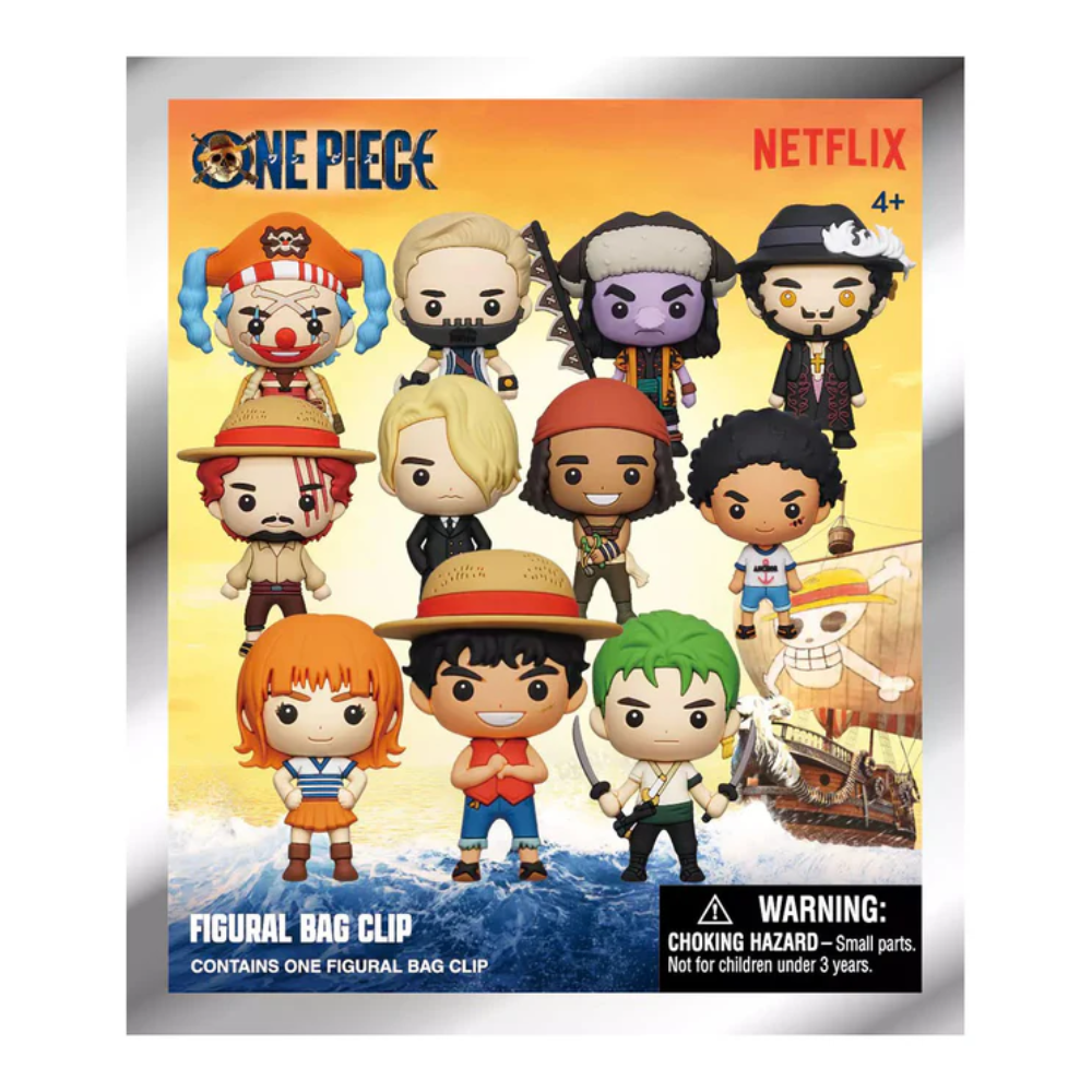 Netflix One Piece foam figural bag clip