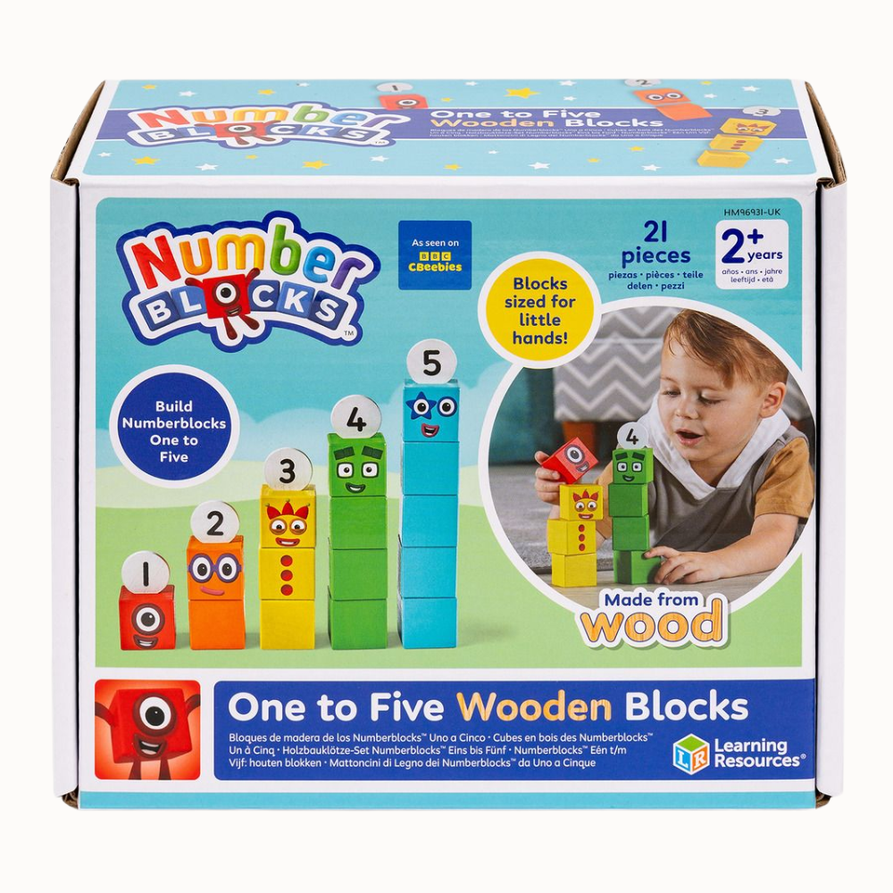 Learning Resources Numberblocks One to Five Wooden Blocks