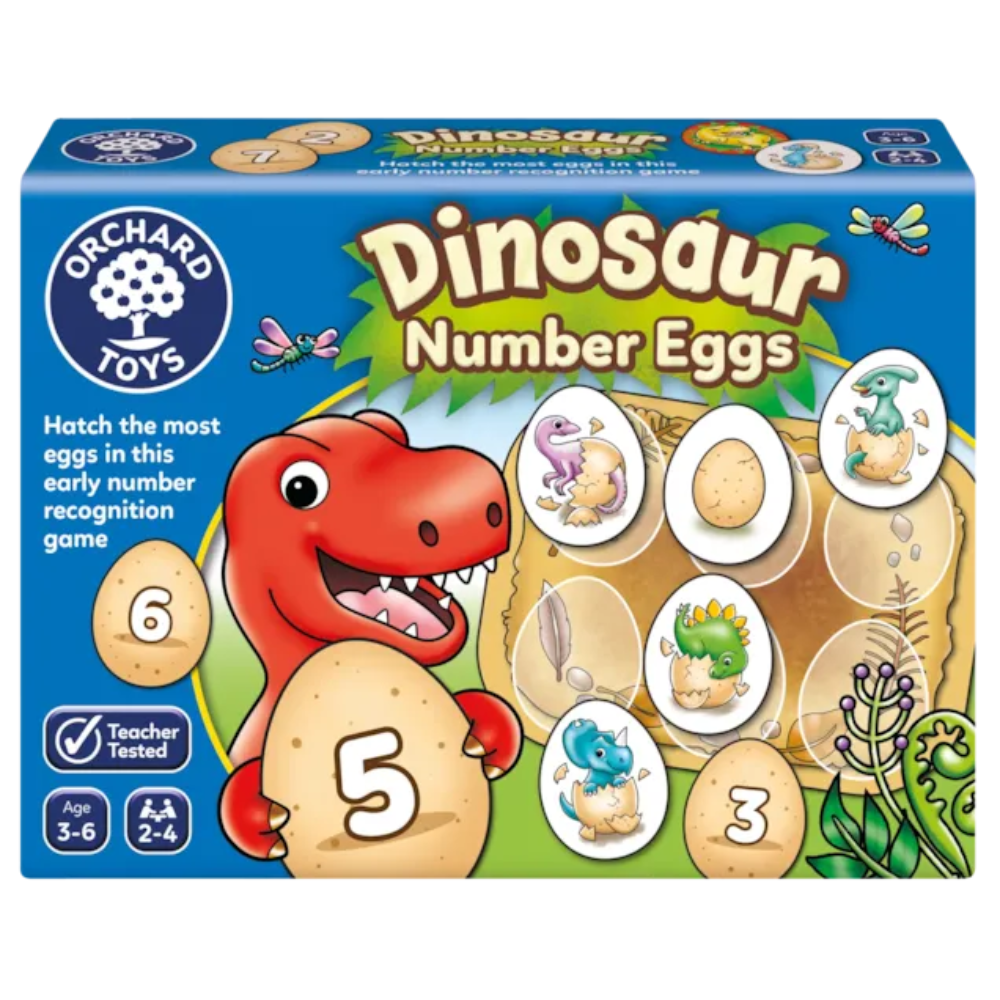 Orchard Toys Dinosaur Number Eggs Childrens Counting Game