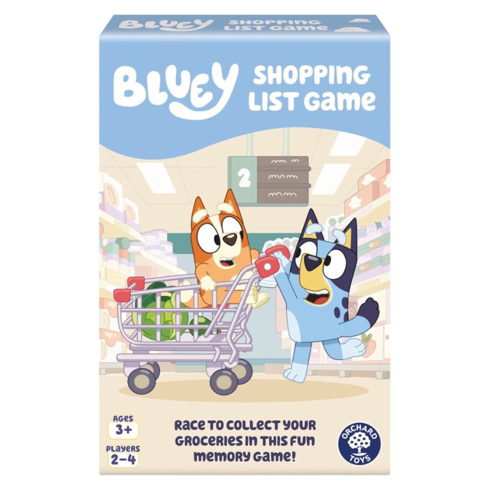 Orchard Toys Childrens Bluey Shopping List Game
