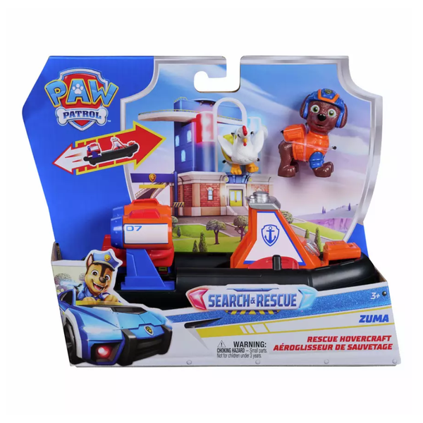 PAW Patrol Search and Rescue With Zuma Rescue Hovercraft