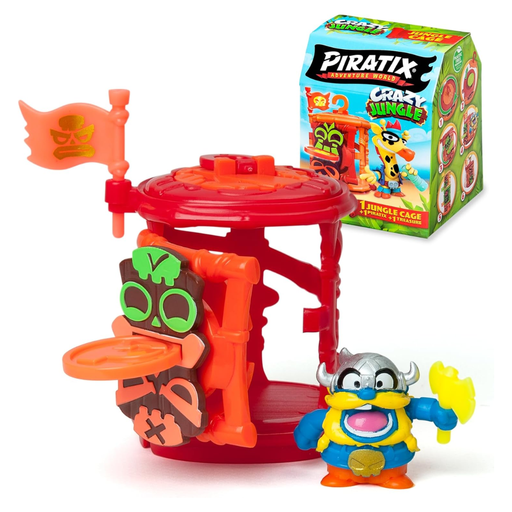 PIRATIX ADVENTURE WORLD Crazy Jungle Series – 1 Jungle Cage Crazy Jungle Series