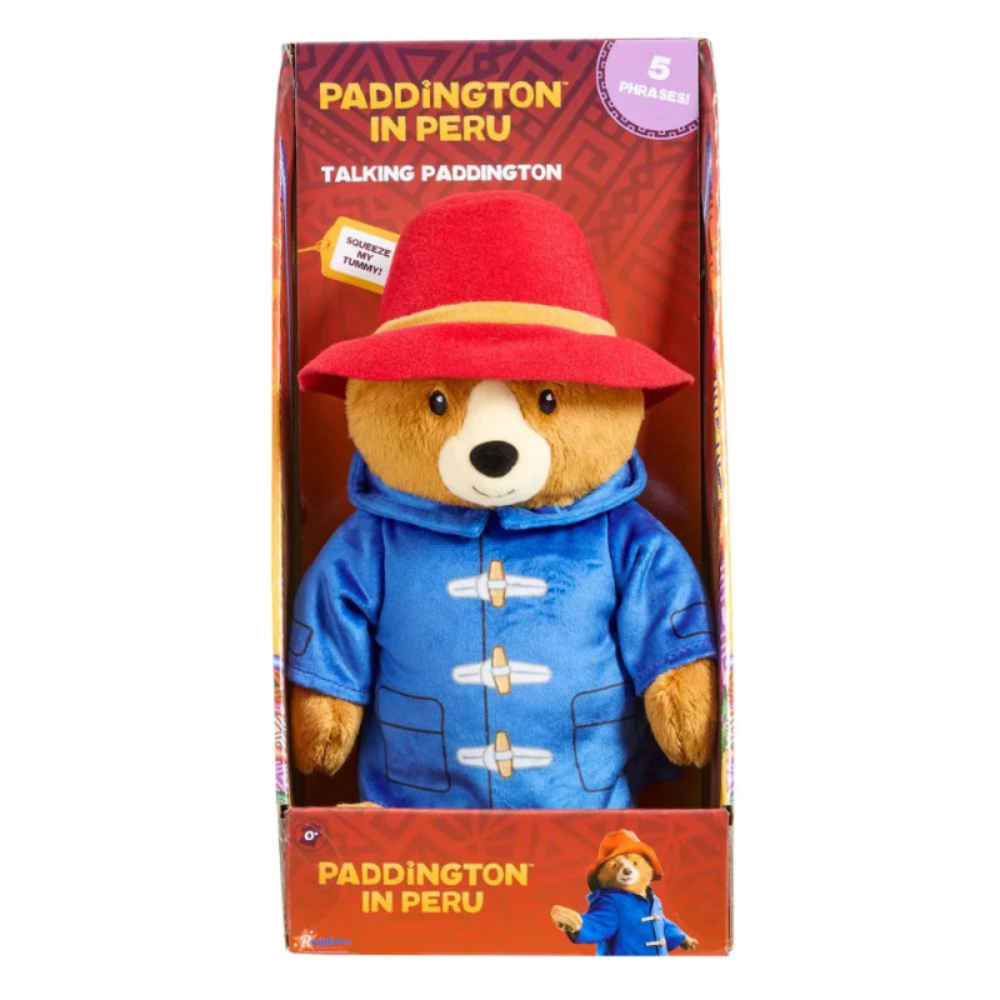 Paddington In Peru Talking Soft Toy