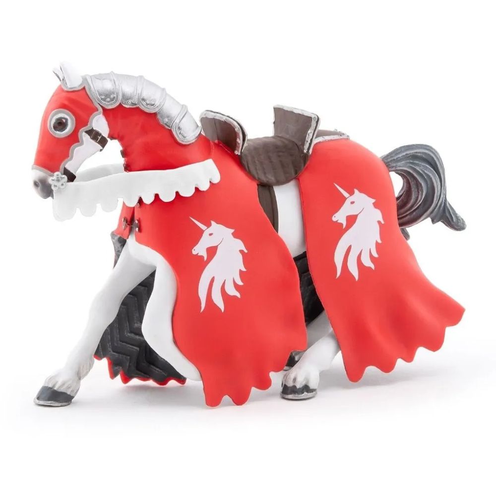 Papo Horse of Unicorn Knight with Spear