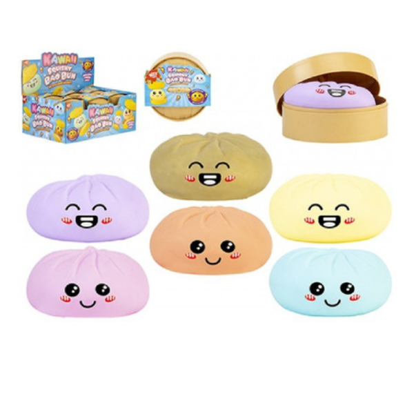 Pastel Squishy Bao Bun Dumpling 8.5cm