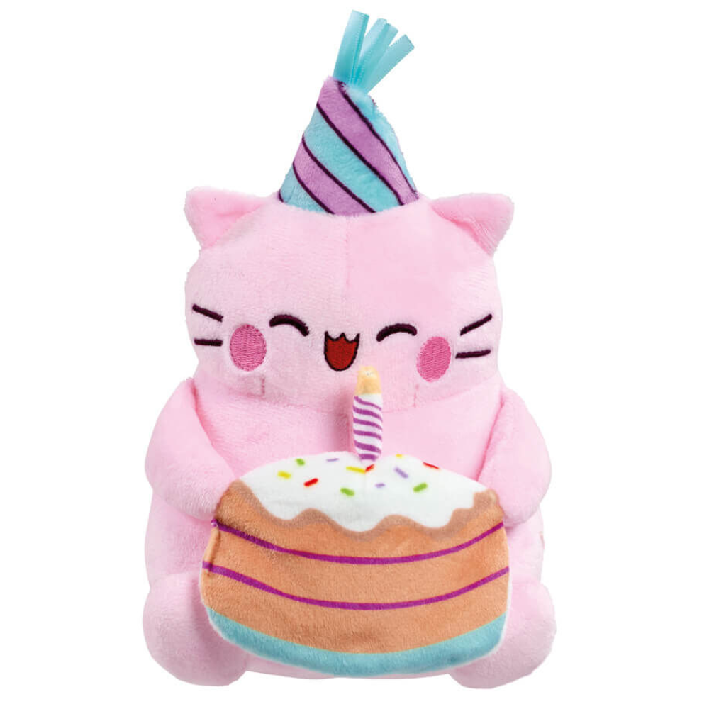 Pembe the Pink Cat - Happy Birthday Plush 17cm