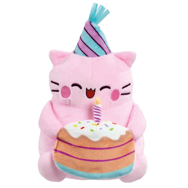 Pembe the Pink Cat - Happy Birthday Plush 17cm