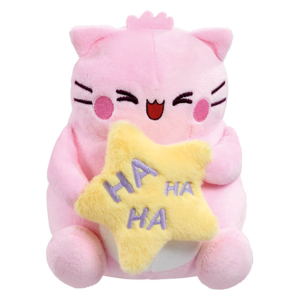 Pembe the Pink Cat - Laughing Plush 17cm
