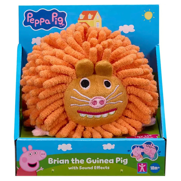 Peppa Pig Brian the Guinea Pig with Sound Effects Soft Toy