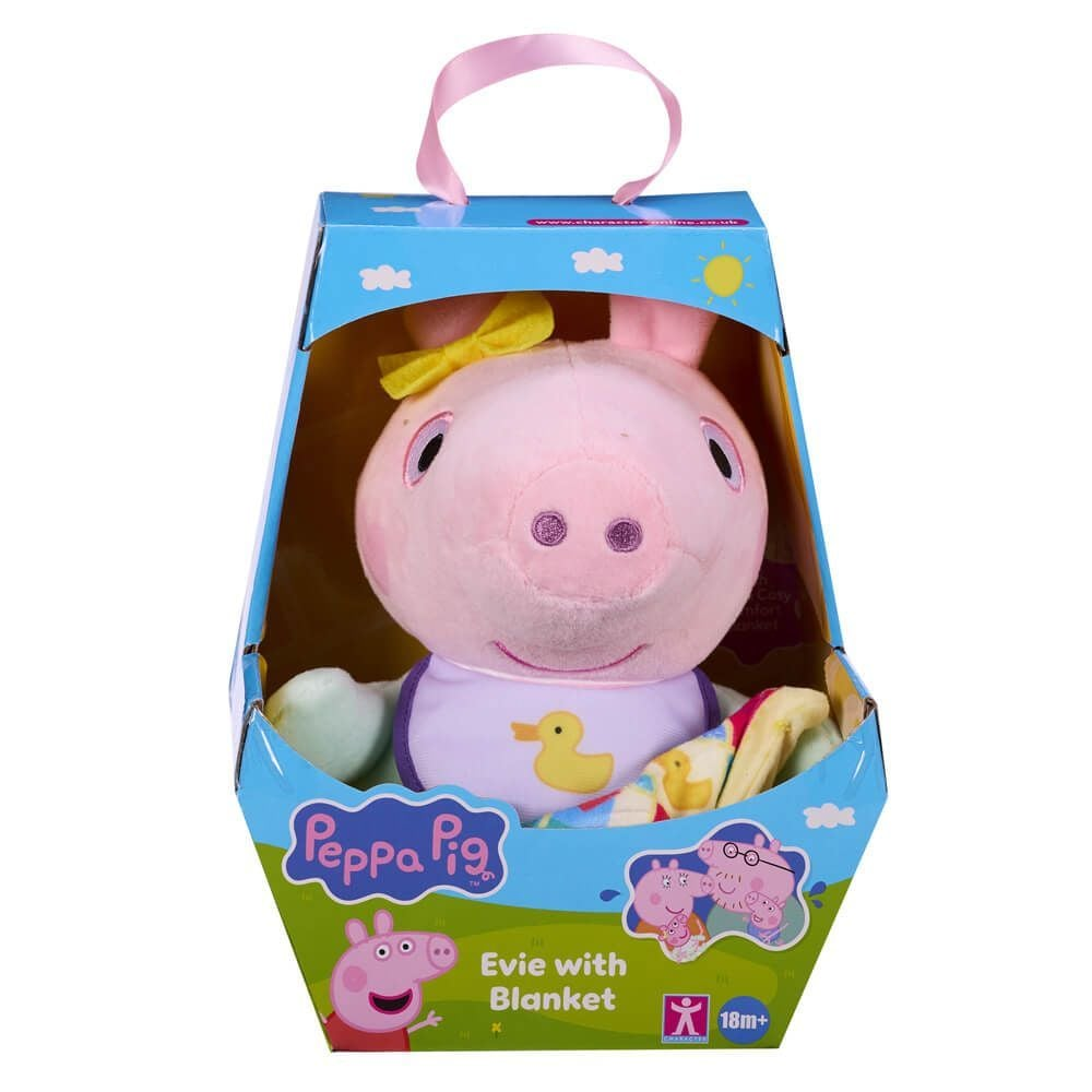 Peppa Pig Evie With Blanket Plush