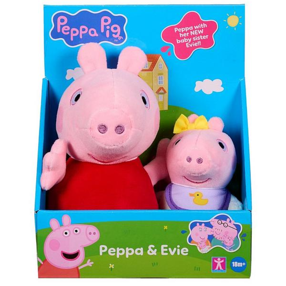 Peppa Pig Peppa and Evie Plush Toy