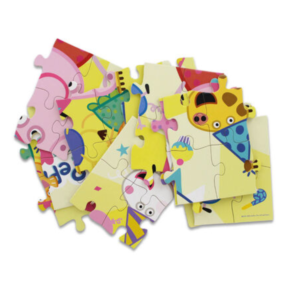 Peppa Pig's Party 48 Piece Wooden Puzzle Tin