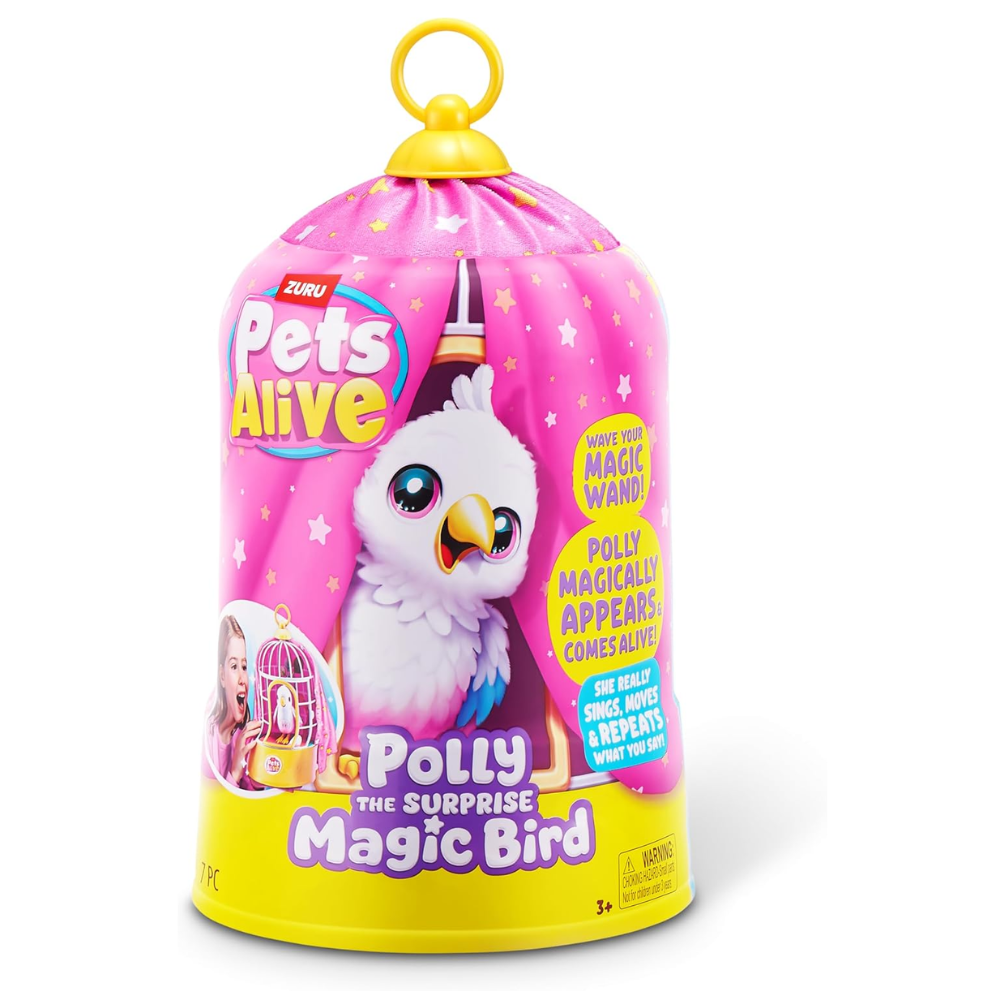 Pets Alive Polly the Magic Bird by ZURU Robotic Toy Pet Bird