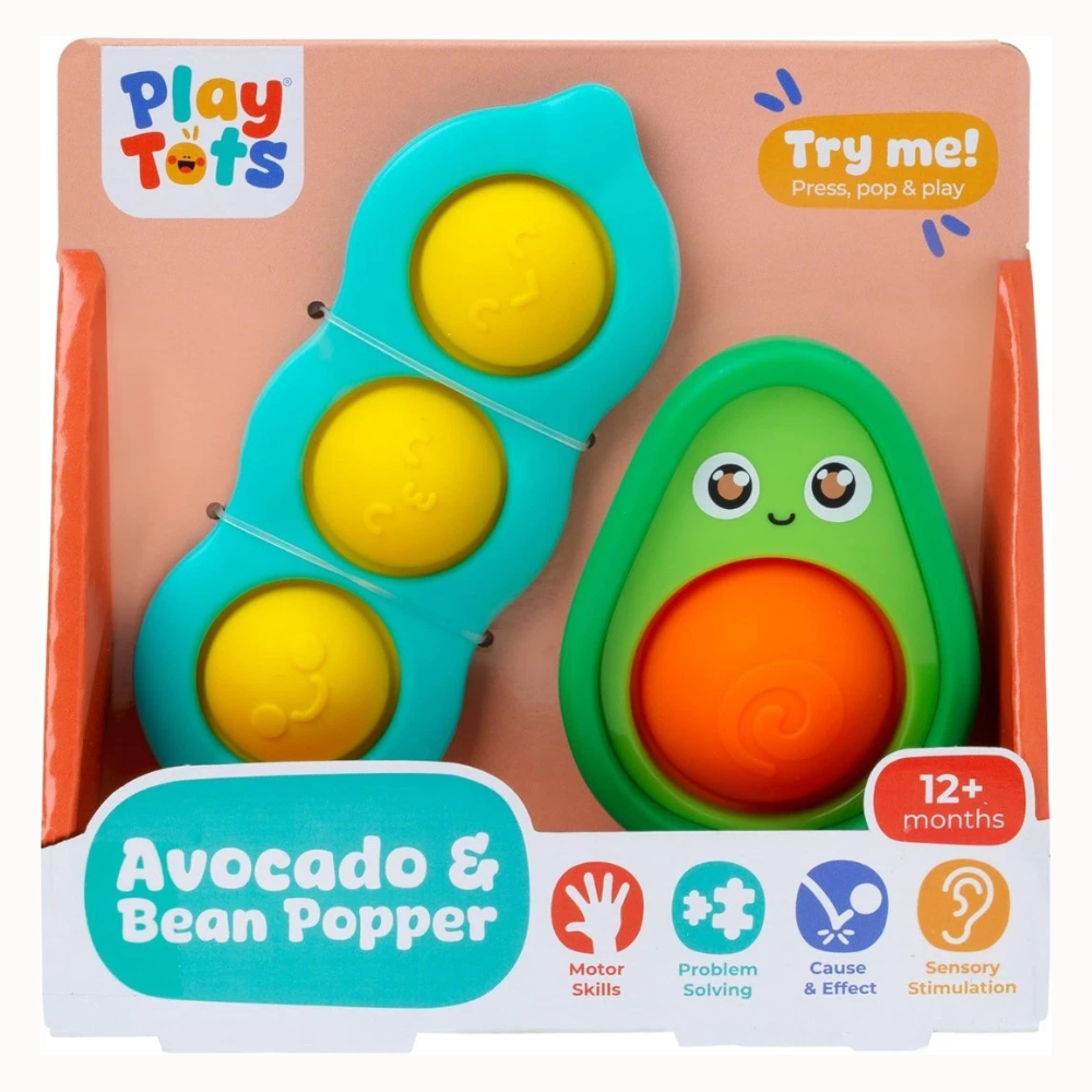Play Tots Avocado & Bean Popper