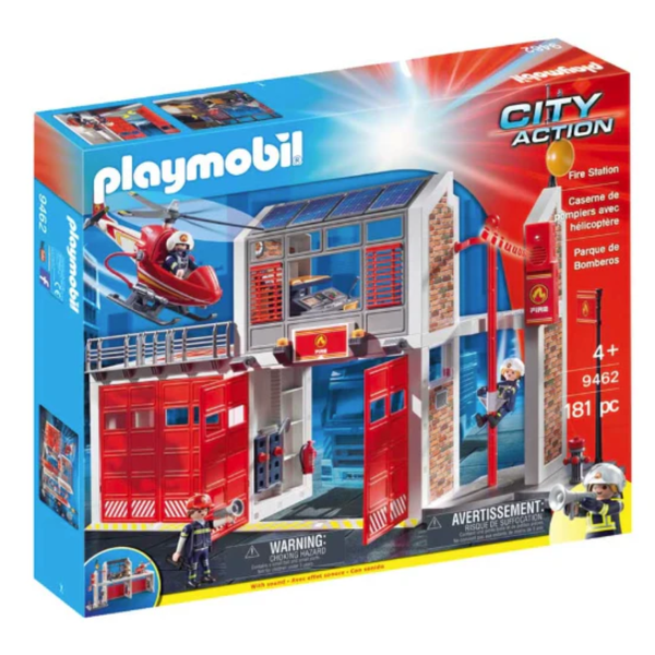 Playmobil 9462 Fire Station with Fire Alarm