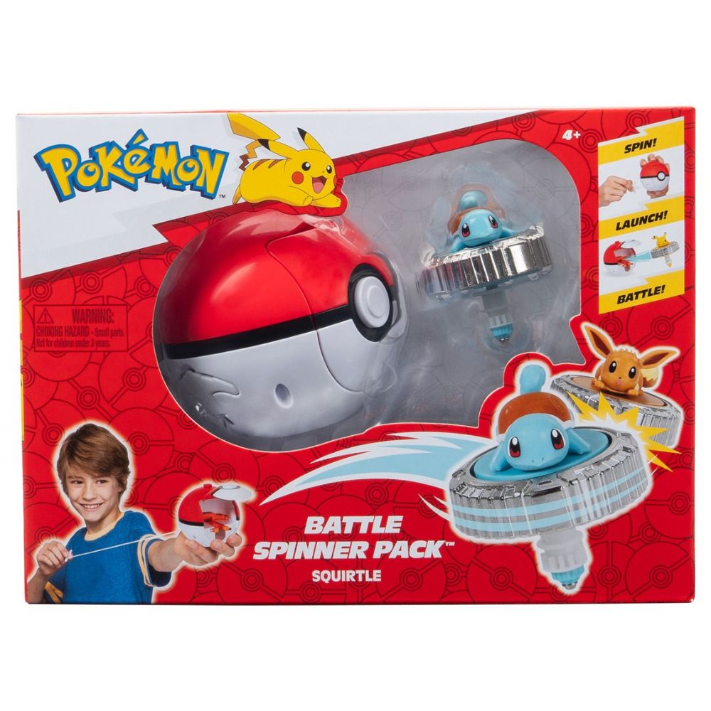 Pokemon Battle Spinner Pack (Squirtle&Poke Ball)