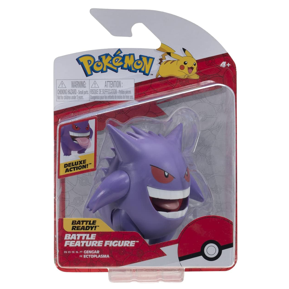 Pokémon Gengar 4.5 Inch Battle Feature Figure