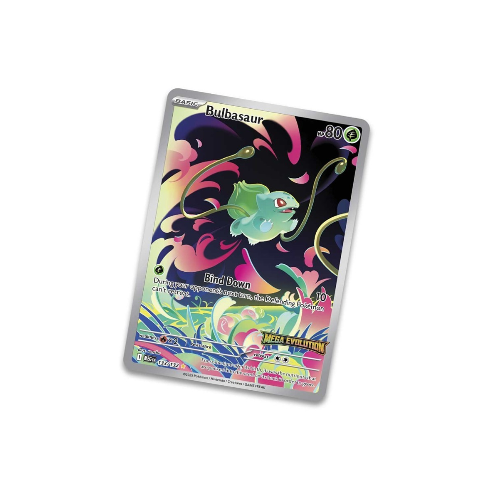Bulbasaur 133/132 Mega Evolution Promo Pokémon - SEALED (Pre-order)