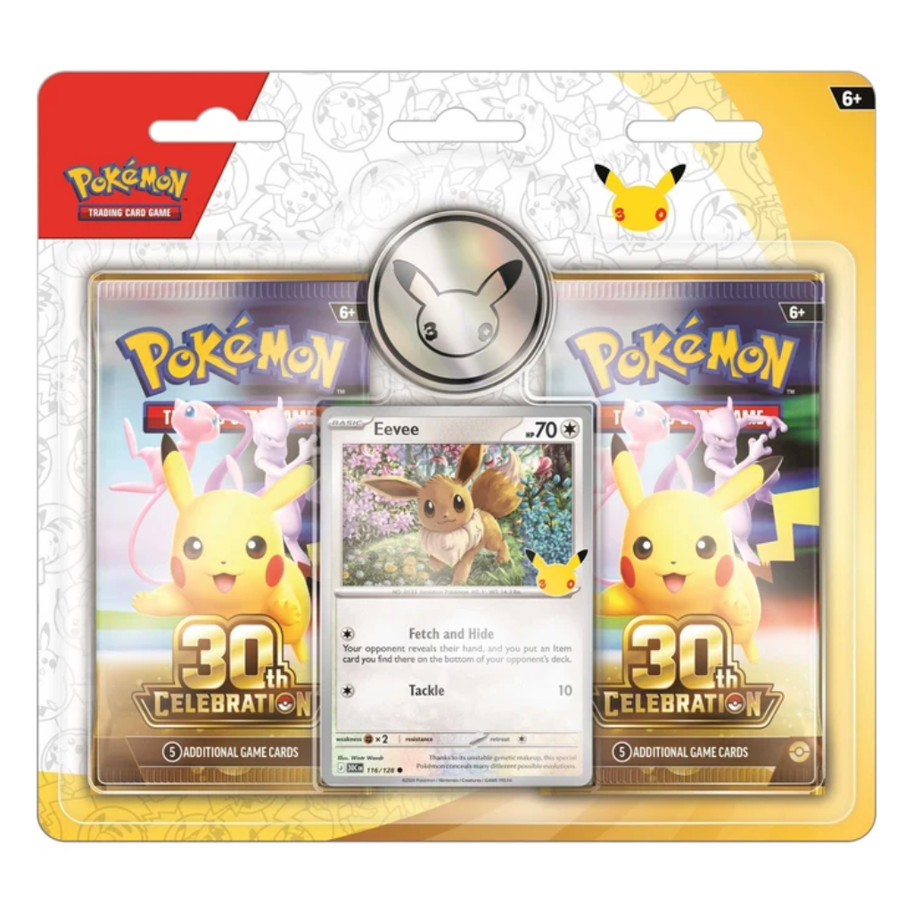 Pokémon TCG: 2 pack Blister - 30th Celebration (Pre Order)