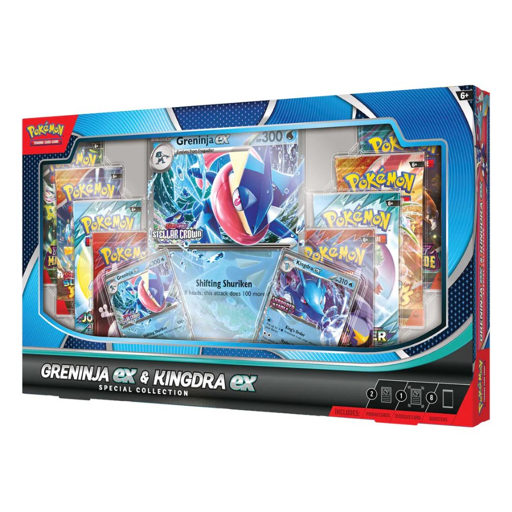 Pokémon TCG: Greninja ex / Kingdra ex Special Collection (Pre Order)
