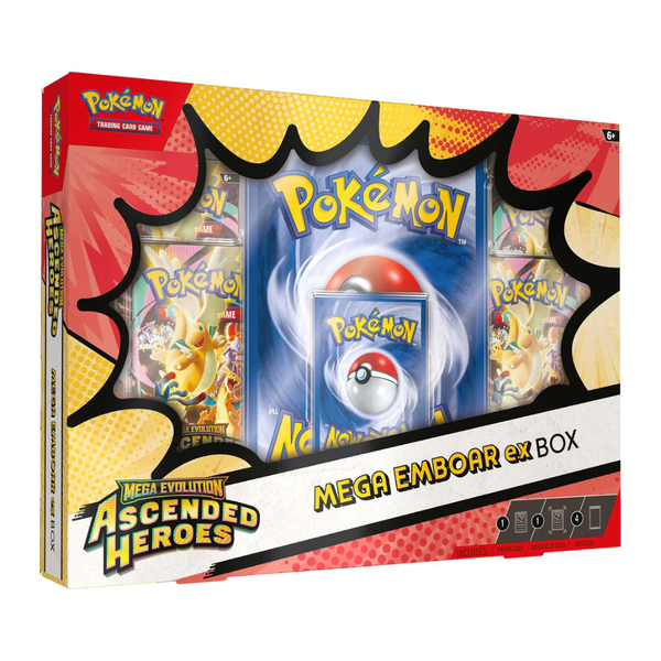 Pokémon TCG: Mega Evolution Ascended Heroes - Mega Emboar ex Box (Pre Order)