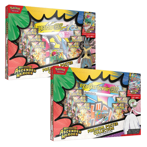 Pokémon TCG: Mega Evolution Ascended Heroes - Premium Poster Collection - 1 Random Supplied