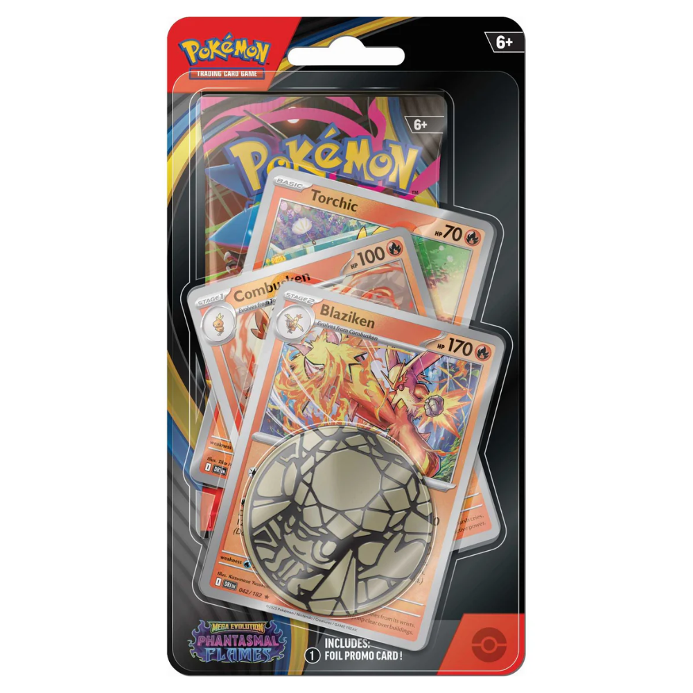 Pokémon TCG: Mega Evolution Phantasmal Flames - Premium Checklane Assorted (Pre Order)