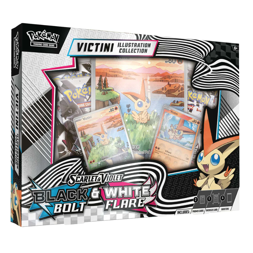 Pokémon TCG: Scarlet & Violet 10.5 - Black Bolt & White Flare Unova Victini Illustration Collection