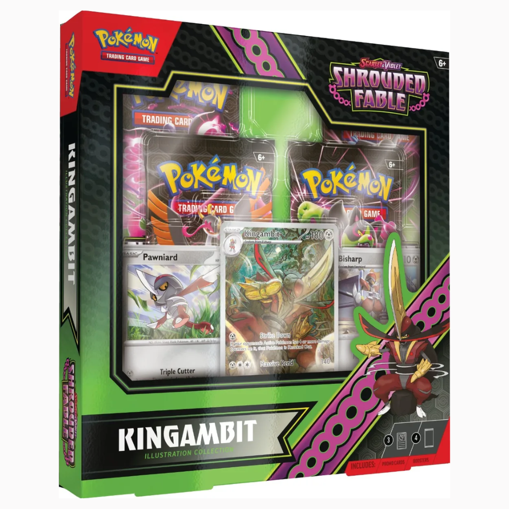 Pokémon TCG Shrouded Fable Kingambit Illustration Collection Box