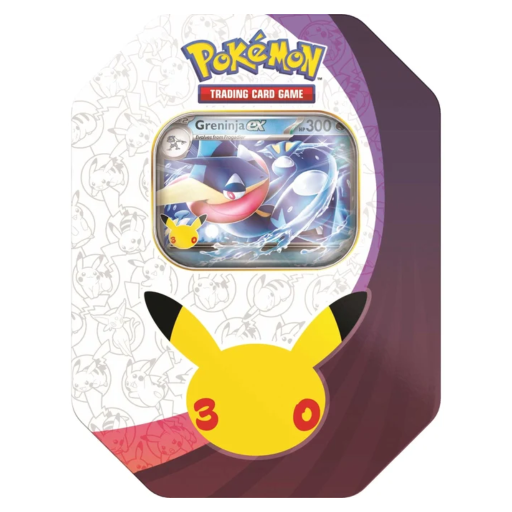Pokémon TCG: ex Tin - Greninja - 30th Celebration