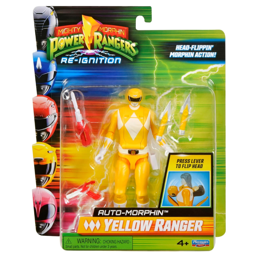 Mighty Morphin Power Rangers Re-Ignition Auto-Morphin Yellow Ranger