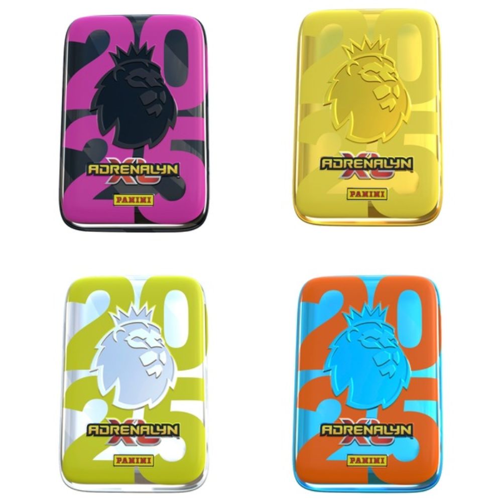 Premier League 2025 Adrenalyn Official Trading Cards Pocket Tin