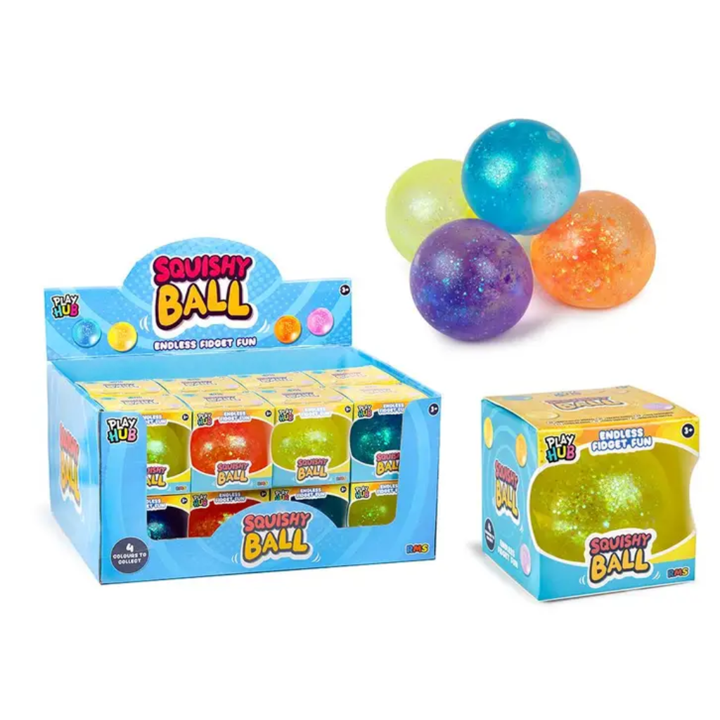 RMS Playhub Glitter Squishy Ball
