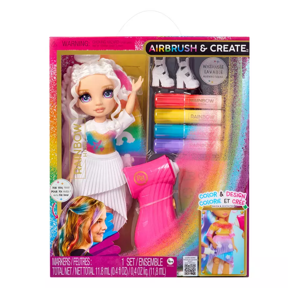 Rainbow High Air Brush & Create Fashion Doll