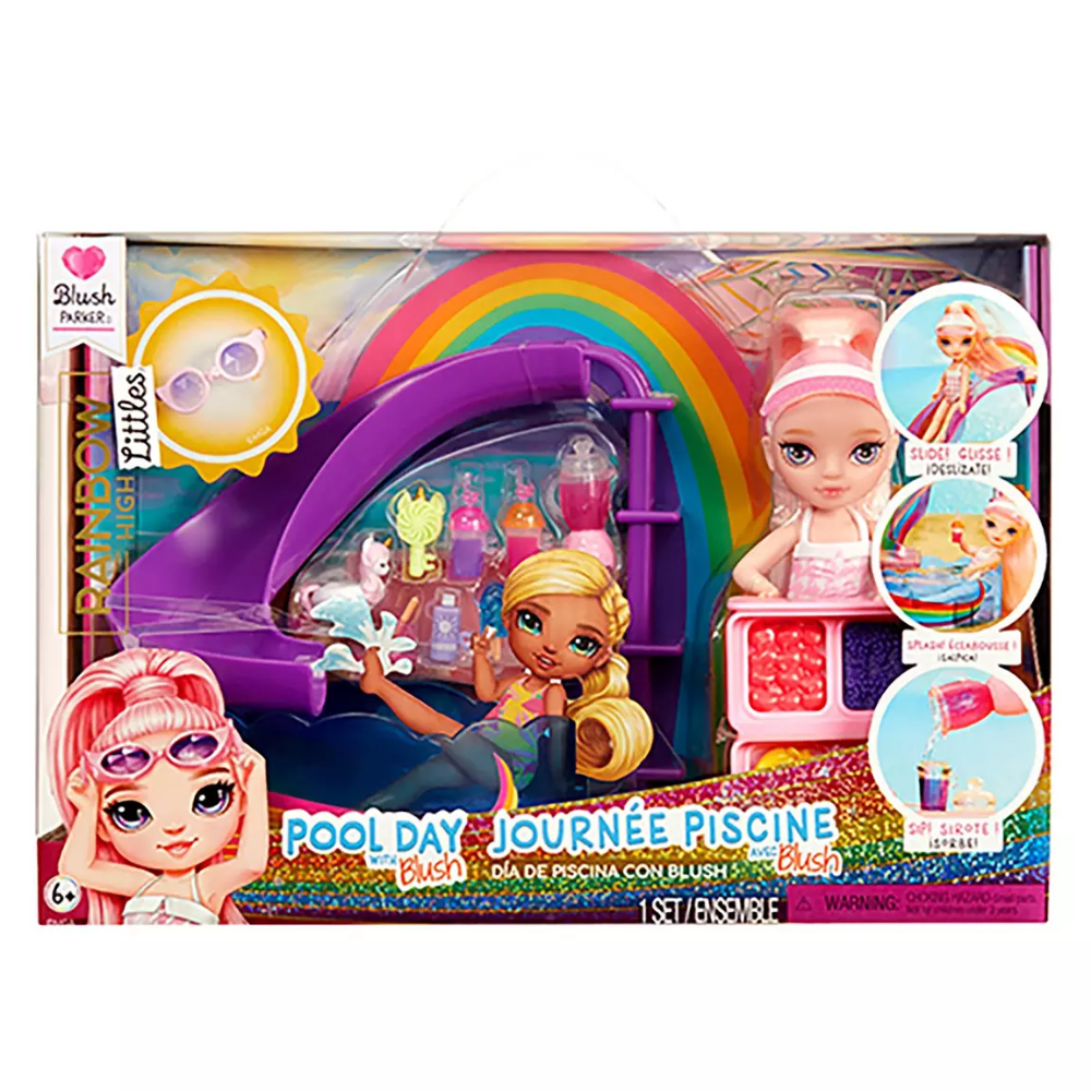 Rainbow High Little Pool Day with Blush Playset